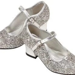 Souza For Kids Prinsessen Schoenen Zilver Glitter Frozen + Gratis Armbandje
