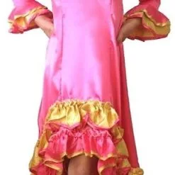 Prinsessenjurk Roze Shiny Goud