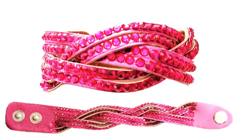 K3 Schoenen Roze Glitter + Roze Armband - Afbeelding 3