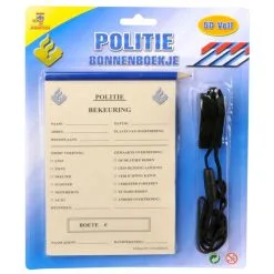 Politie Bonnenboekje En Fluitje