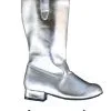 Verkleedlaarzen ZILVER