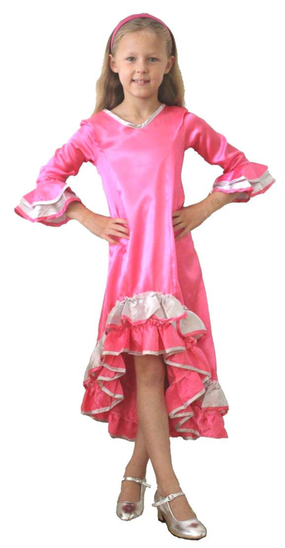 Prinsessenjurk Roze Shiny Goud - Afbeelding 3