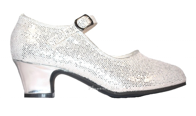 Prinsessen Schoenen Zilver Glitter + Gratis Kadootje