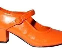 El Rocio Verkleed Schoenen Oranje Elegance