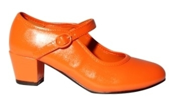 El Rocio Verkleed Schoenen Oranje Elegance