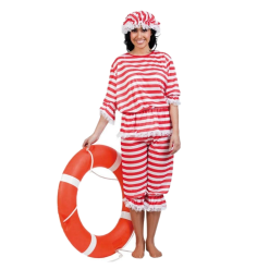 Badpak -Kostuum - Vrouw - Incl. Muts - XL