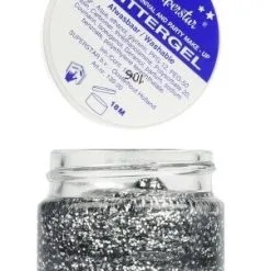 Glittergel Zilver
