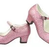 Prinsessen Schoenen Lichtroze Glitter + Kadootje
