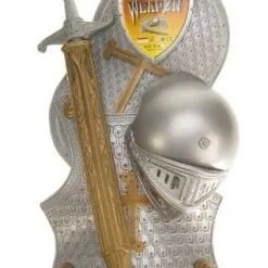 Ridderset Verkleedset Pak Zilver