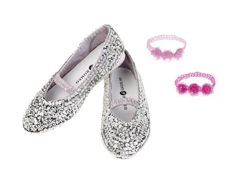 Rose And Romeo Prinsessen Schoentjes Zilver + Armbandje