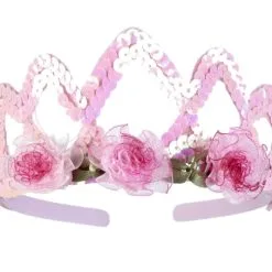 Rose And Romeo Prinsessen Kroontje Roosjes Roze Glitter