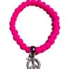 Armbandje Peace Roze