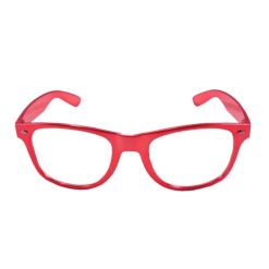 Folat Bril - Blues Brothers - Rood - Metallic