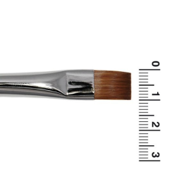 Grimas Schminkpenseel - M10 - Plat - Marterhaar