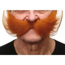 Partychimp Snor - Kastanje Bruin - Vlinder