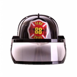 PartyXplosion Helm - Brandweer - Zwart