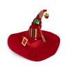 PartyXplosion Hoed - Heksenhoed - Rood - Met Decoraties