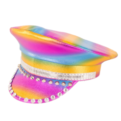 PartyXplosion Pet - Regenboog - Metallic - Met Stenen - Luxe