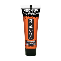 PartyXplosion Schmink - Neon UV - Oranje - 10 Ml