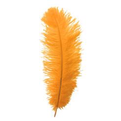 PartyXplosion Veer - Oranje - Floss - Piet - 30cm