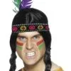 Smiffys Hoofdband - Indiaan - Met Twee Veren